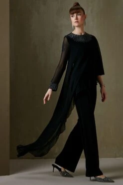 Namrata Joshipura Black Hand Embroidered Jumpsuit -Divine Couture 2212nj01 4