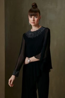 Namrata Joshipura Black Hand Embroidered Jumpsuit -Divine Couture 2212nj01 5