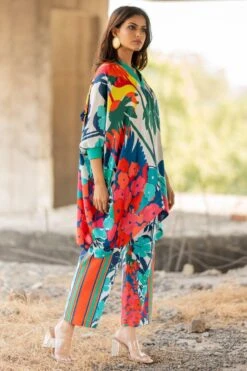 Pooja Keyur Paradise Short Kaftan With Pants 9 Pooja Keyur Paradise Short Kaftan With Pants -Divine Couture 222pok8 3