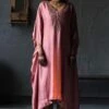 Shorshe Amethyst Pink Nushka Kaftan Set 1 Shorshe Amethyst Pink Nushka Kaftan Set -Divine Couture 229shor19 1