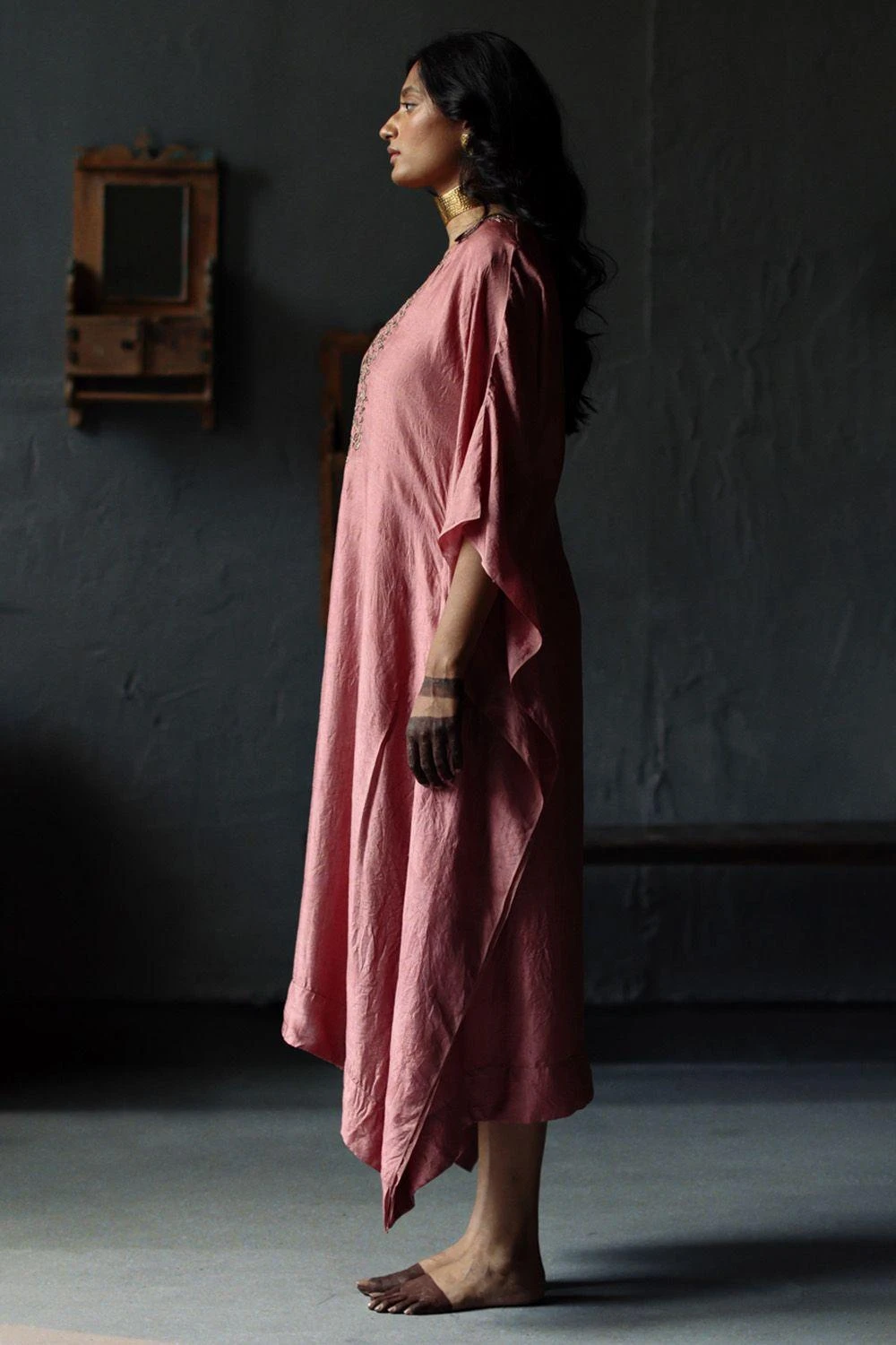 Shorshe Amethyst Pink Nushka Kaftan Set 5 Shorshe Amethyst Pink Nushka Kaftan Set - Image 3