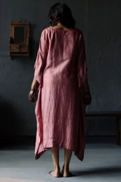 Shorshe Amethyst Pink Nushka Kaftan Set 11 Shorshe Amethyst Pink Nushka Kaftan Set -Divine Couture 229shor19 5