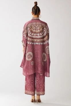Rajdeep Ranawat Vintage Rose Kamara Floral Kaftan Set 11 Rajdeep Ranawat Vintage Rose Kamara Floral Kaftan Set -Divine Couture 230623rr05 5