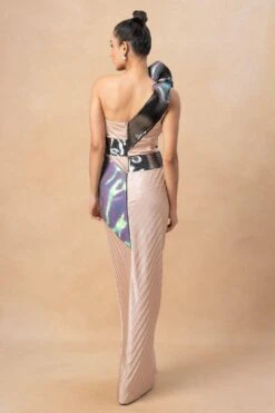 Amit Aggarwal Blush Draped & Pleated Dress -Divine Couture 23623aa5 5