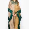 Heirloom By Rara Avis Antique Gold Hand Embellished Kaftan -Divine Couture 23rh31 1