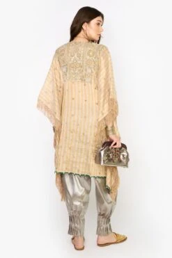 Heirloom By Rara Avis Gold Silk Route Banjara Kaftan Set -Divine Couture 23rh38 5