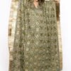 Heirloom By Rara Avis Sage Green Hamsa Embroidered Kaftan -Divine Couture 23rh49 1
