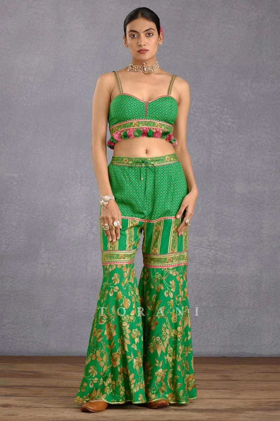 Torani Rang Naaz Mehreen Sharara Set 4 Torani Rang Naaz Mehreen Sharara Set - Image 2