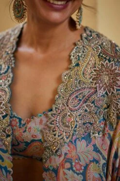 Mrunalini Rao Mihir Cape & Lehenga Set -Divine Couture 24423mrr12 3