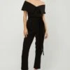 Gauri & Nainika Black Off Shoulder Jumpsuit 2 Gauri & Nainika Black Off Shoulder Jumpsuit -Divine Couture 248g n23 1
