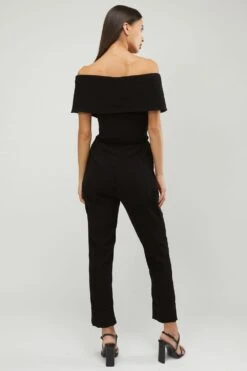 Gauri & Nainika Black Off Shoulder Jumpsuit -Divine Couture 248g n23 3