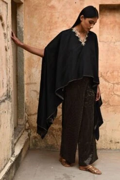 Deep Thee Black Cape Set -Divine Couture 2504dt15 3