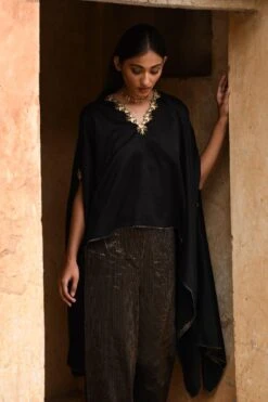 Deep Thee Black Cape Set -Divine Couture 2504dt15 4