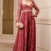 Tarun Tahiliani Fuchsia Chintz Printed Jumpsuit -Divine Couture 2510ttc3 1