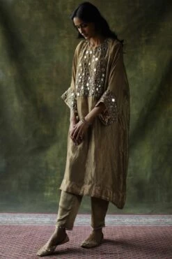 Begum Pret Beige Embellished Kaftan Set -Divine Couture 2511bp07 3