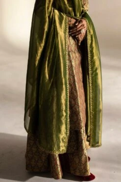 Mimamsaa Sevasti Brocade Silk Gharara Set -Divine Couture 25523mim11 4