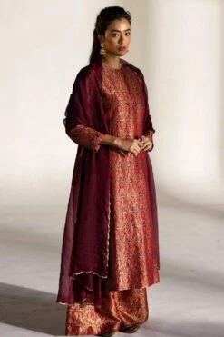 Mimamsaa Eirini Brocade Silk Gharara Set