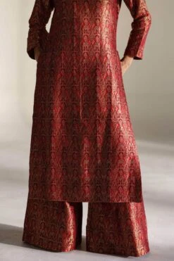 Mimamsaa Eirini Brocade Silk Gharara Set -Divine Couture 25523mim5 4