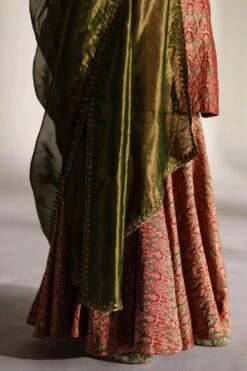 Mimamsaa Agni Brocade Silk Gharara Set -Divine Couture 25523mim7 3