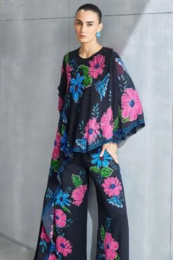 Namrata Joshipura Zinnia Cape Jumpsuit -Divine Couture 25723nj21 4 1