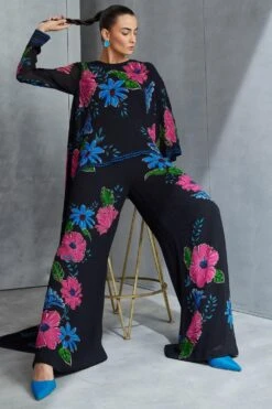 Namrata Joshipura Zinnia Cape Jumpsuit -Divine Couture 25723nj21 5 1