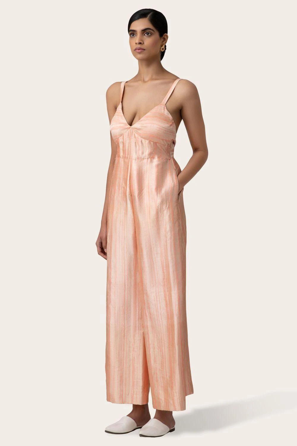 November Noon Juniper Salmon Jumpsuit 4 November Noon Juniper Salmon Jumpsuit - Image 2