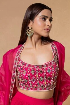 Ridhi Mehra Pink Embellished Lehenga Set -Divine Couture 26423rim1 4