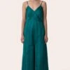 November Noon Bougainvillea Teal Jumpsuit -Divine Couture 271nn31 1