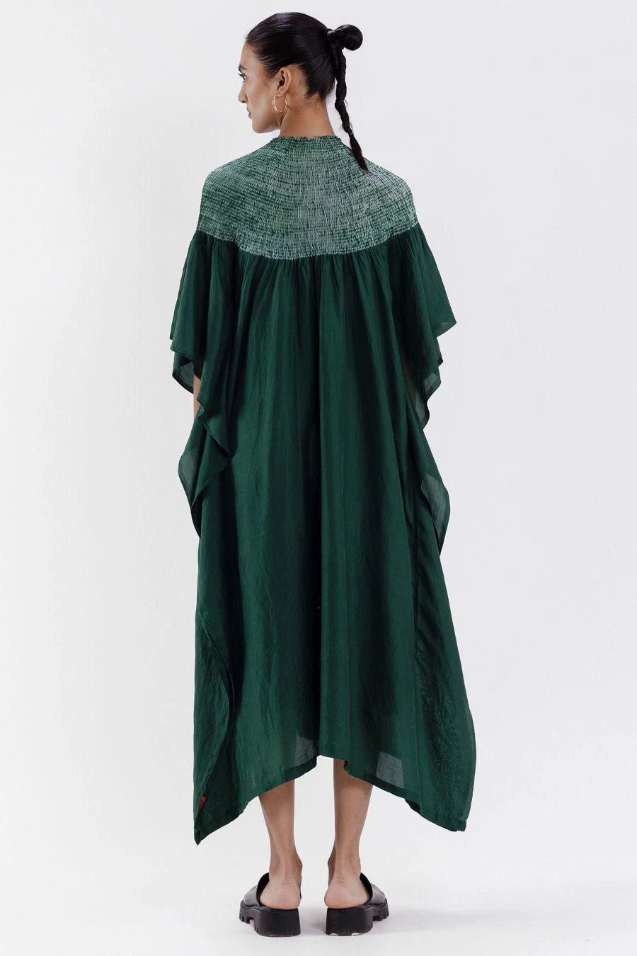 Medium Bottle Reen Shibori Kaftan 5 Medium Bottle Reen Shibori Kaftan - Image 3