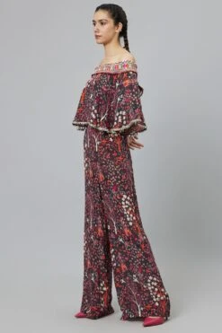 SVA Grey Off Shoulder Jumpsuit 9 SVA Grey Off Shoulder Jumpsuit -Divine Couture 29523sva3 3