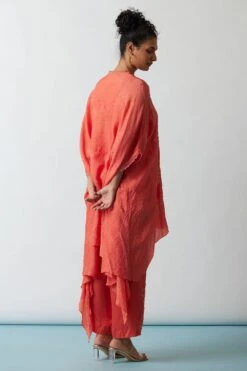 ONE NOT TWO Coral Floral Embellished Kaftan Set -Divine Couture 29623ont19 5