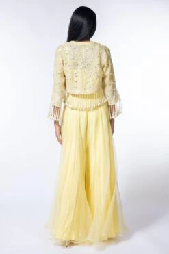 Devika Bhayana Yellow Sharara Set With Embroidered Jacket 9 Devika Bhayana Yellow Sharara Set With Embroidered Jacket -Divine Couture 297 devb7 4