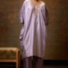 BRIH Lilac Hand Embellished Kaftan Set -Divine Couture 29723bh29 1