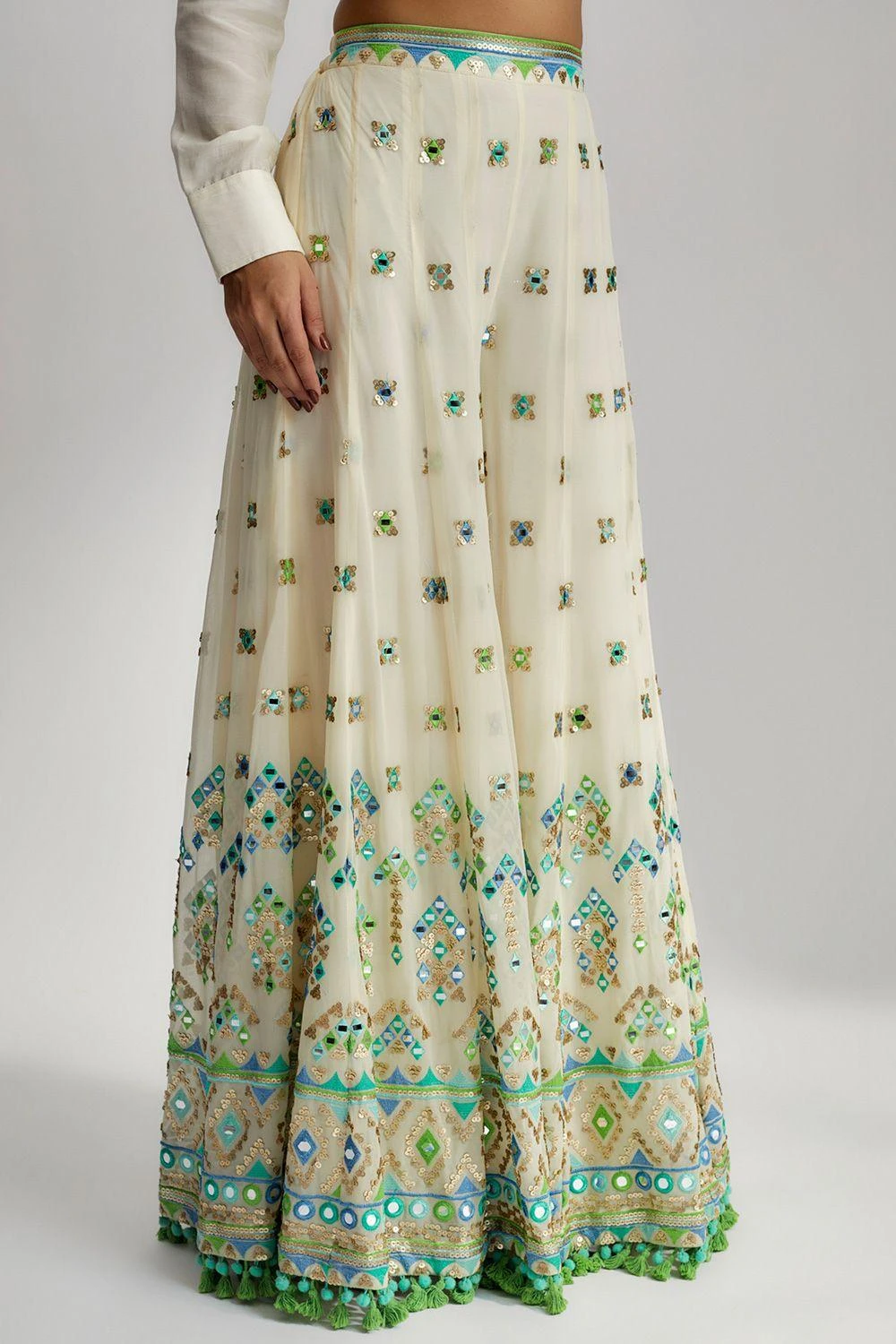 Gopi Vaid Amara Jacket & Sharara Set 5 Gopi Vaid Amara Jacket & Sharara Set - Image 3