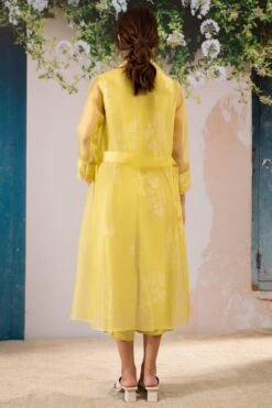 Arcvsh By Pallavi Singh Lemon Floral Printed Jumpsuit & Jacket Set 9 Arcvsh By Pallavi Singh Lemon Floral Printed Jumpsuit & Jacket Set -Divine Couture 30823ah16 4