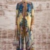 Rajdeep Ranawat Mustard Shibani Floral Kaftan -Divine Couture 3103rr28 1
