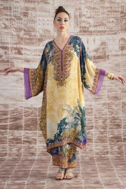 Rajdeep Ranawat Mustard Olivia Floral Kaftan 11 Rajdeep Ranawat Mustard Olivia Floral Kaftan -Divine Couture 3103rr30 4