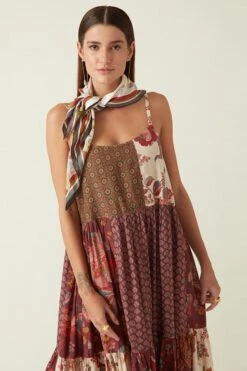 Payal Pratap Brown Liman Printed Dress -Divine Couture 311pj12 2