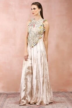 Payal Singhal Stone Embroidered Choli With Sharara -Divine Couture 31523ps39 3