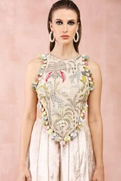 Payal Singhal Stone Embroidered Choli With Sharara -Divine Couture 31523ps39 4