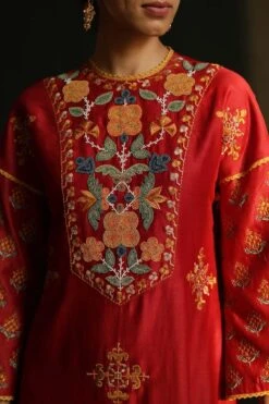 Chandrima Chanderi Embroidered Maxi Dress -Divine Couture 319631 3