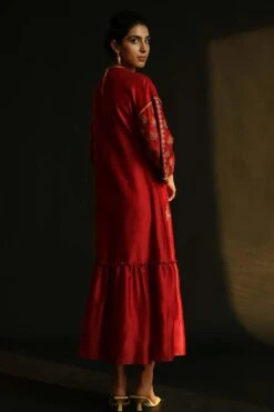 Chandrima Chanderi Embroidered Maxi Dress -Divine Couture 319631 4