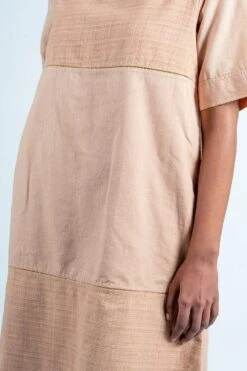 Ahmev Textured Cotton Shift Dress -Divine Couture 328293 3