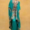 Anamika Khanna Green Thread Embroidered Kaftan Set -Divine Couture 32ak9 1