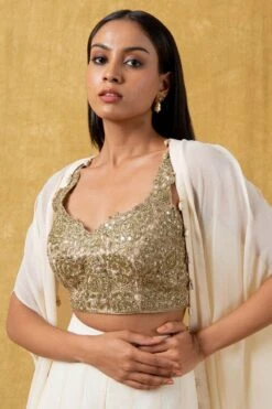 Arpita Mehta Ivory Printed & Embellished Sharara Set 10 Arpita Mehta Ivory Printed & Embellished Sharara Set -Divine Couture 33ap4 4 1