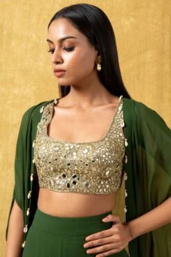 Arpita Mehta Green Printed & Embellished Sharara Set 10 Arpita Mehta Green Printed & Embellished Sharara Set -Divine Couture 33ap6 4 1