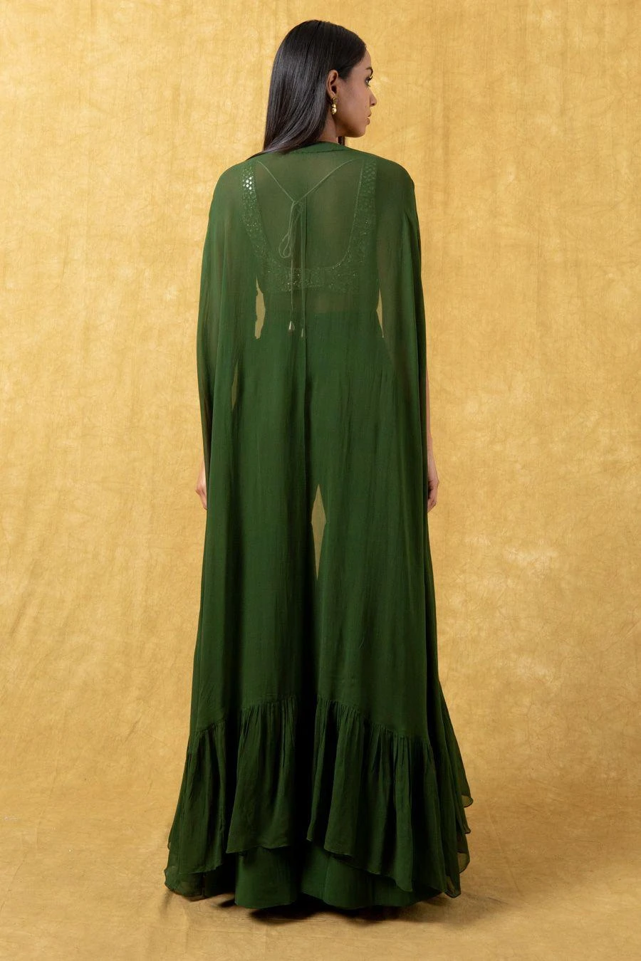 Arpita Mehta Green Printed & Embellished Sharara Set 7 Arpita Mehta Green Printed & Embellished Sharara Set - Image 5