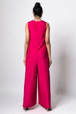 REIK Magenta Sevile Kaftan And Noir Jumpsuit -Divine Couture 412rpf3 6