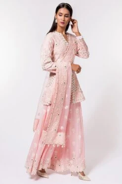 Devika Bhayana Pink Embroidered Sharara Set -Divine Couture 44db3 3 1