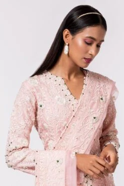 Devika Bhayana Pink Embroidered Sharara Set -Divine Couture 44db3 4 1